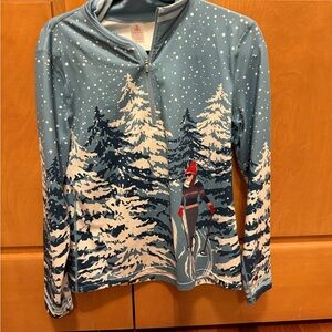 Blue Winter Scene Base Layer